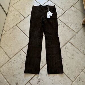 Vince Lamb Skin Pants Size Small NWT